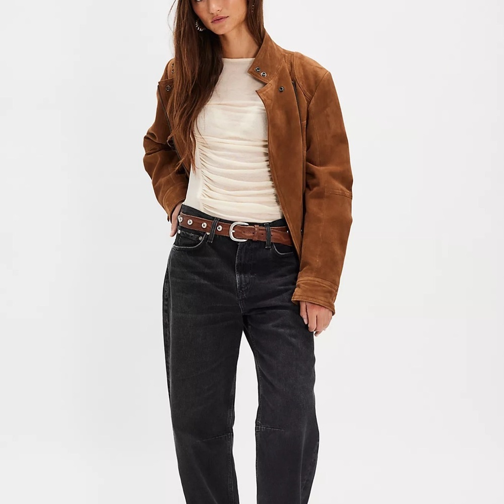We The Free Peppermint Boat Neck Top in Oatmeal Cashmere, NWT, sizes M, L & XL - Picture 3 of 5